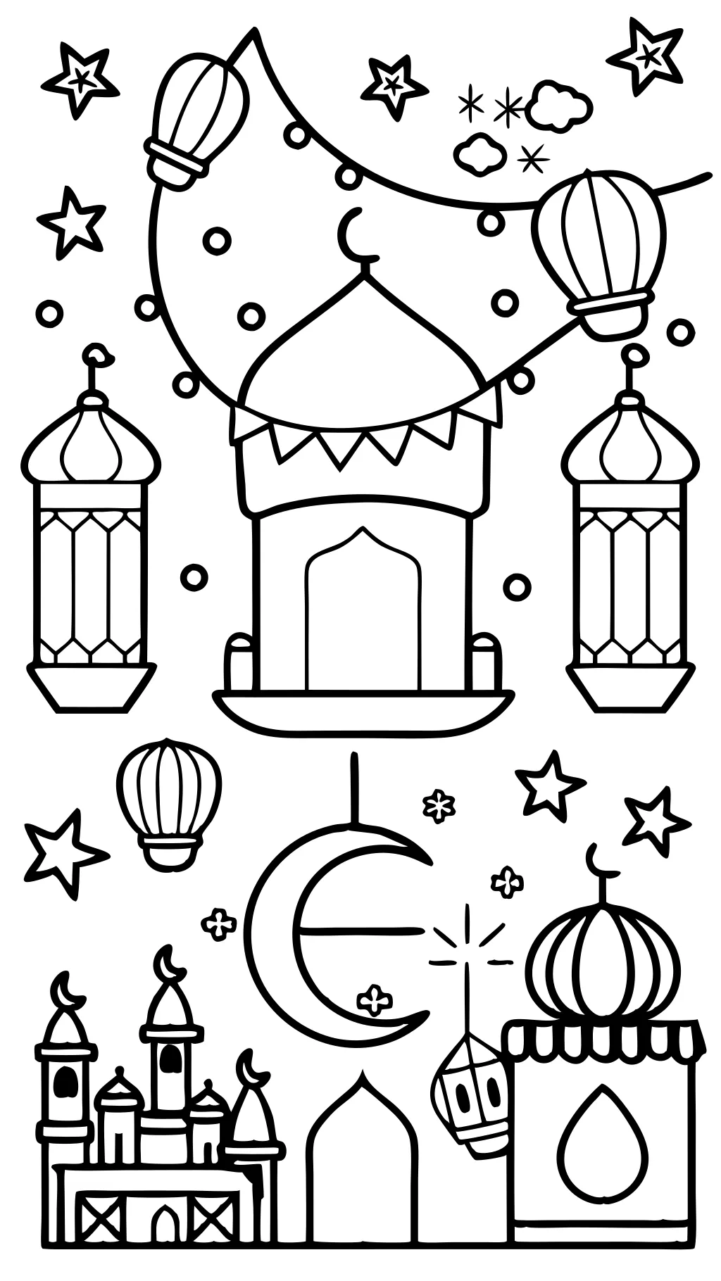 eid coloring pages